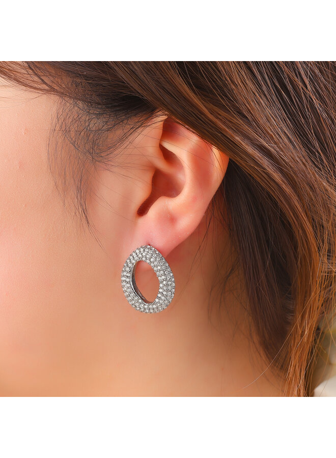 Day & Eve oorbellen E61563-1 Zilverkleurig