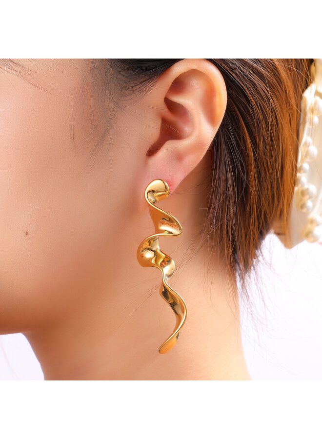 Day & Eve oorbellen E61249-2 Goudkleurig