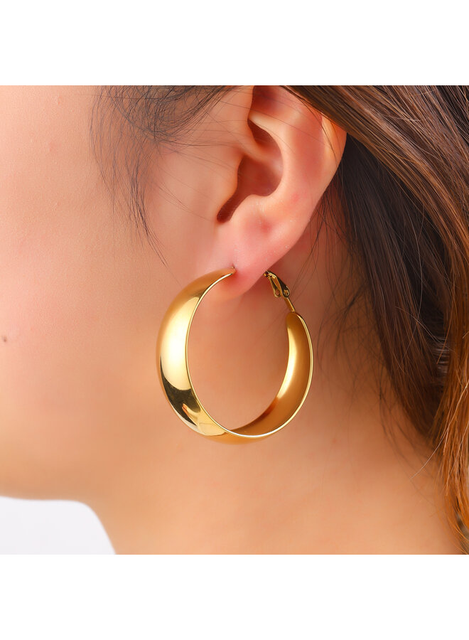 Day & Eve oorbellen E61219-2 Goudkleurig