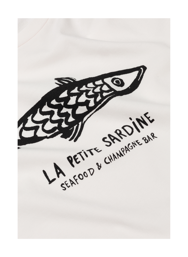 T-shirt Fay Cosy White/Black