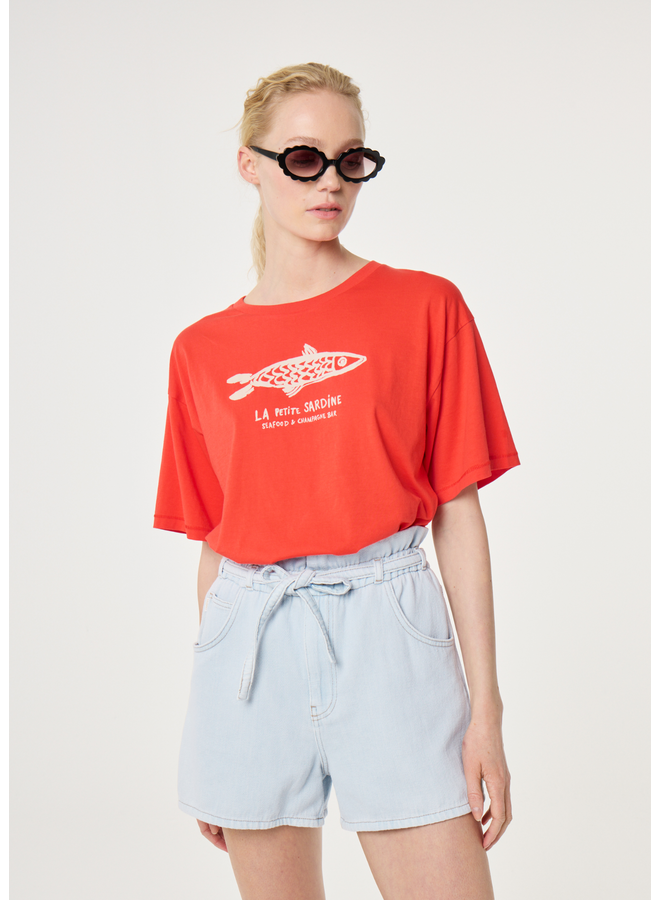 T-shirt Fay Tangerine Tango