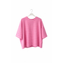 T-shirt Nowie Gestreept Neon Roze/Lichtroze Onesize