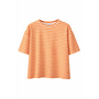 T-shirt Nowie Gestreept Oranje/Beige Onesize