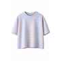 T-shirt Nowie Gestreept Lichtblauw/Lichtroze Onesize