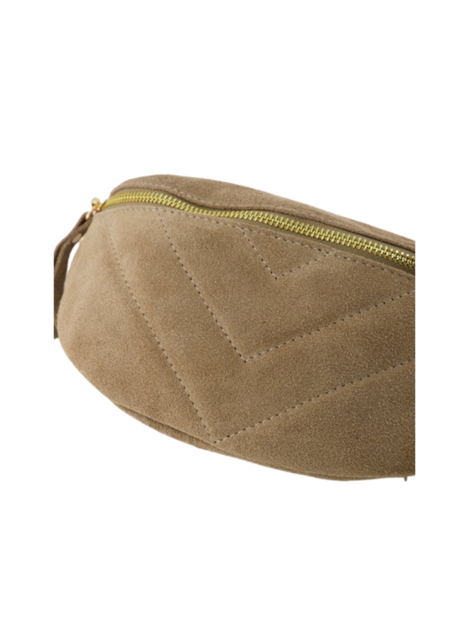 Jewelz tas Cilou Suède Zand/Goudkleurig