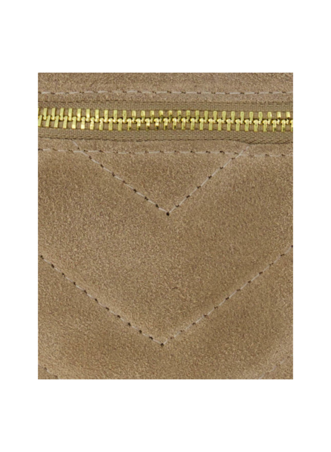 Jewelz tas Cilou Suède Zand/Goudkleurig