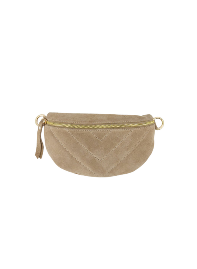 Jewelz tas Cilou Suède Zand/Goudkleurig