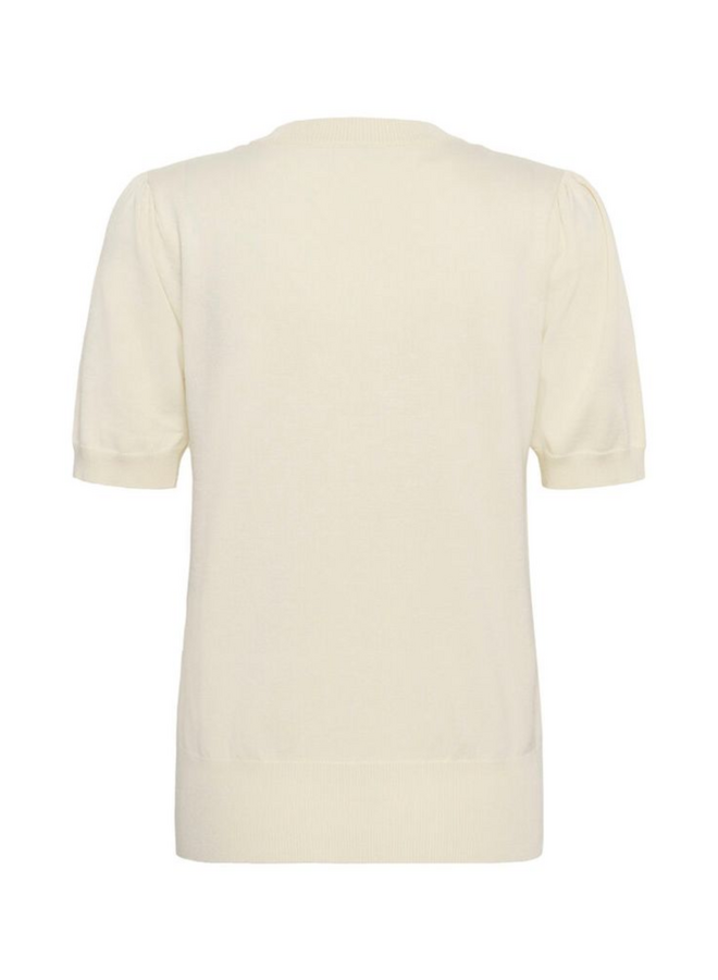 Top MilaSZ Korte Mouw Seedpearl Melange