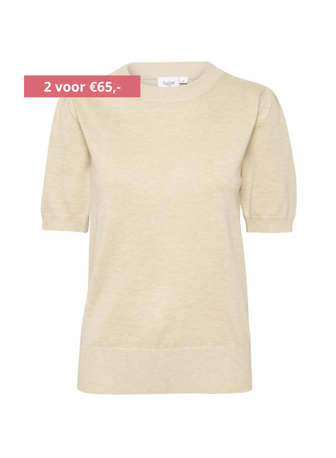 Top MilaSZ Korte Mouw Jojoba Melange