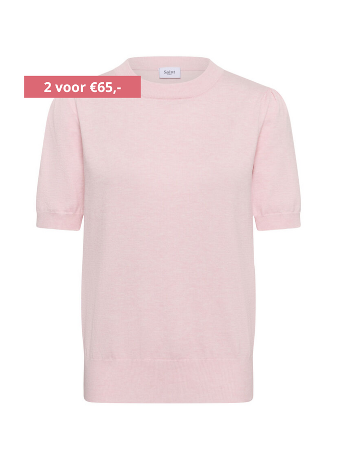 Top MilaSZ Korte Mouw Ballerina Melange