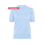 Top MilaSZ Korte Mouw Chambray Blue