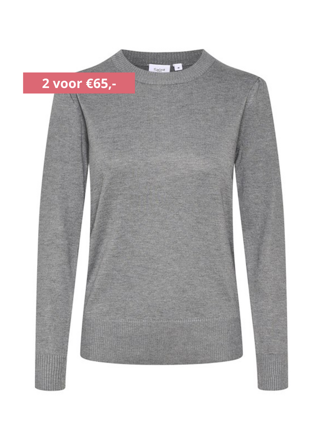 Trui MilaSZ Pofmouw Mist Grey Melange