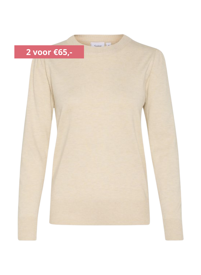 Trui MilaSZ Pofmouw Baby's Breath Melange