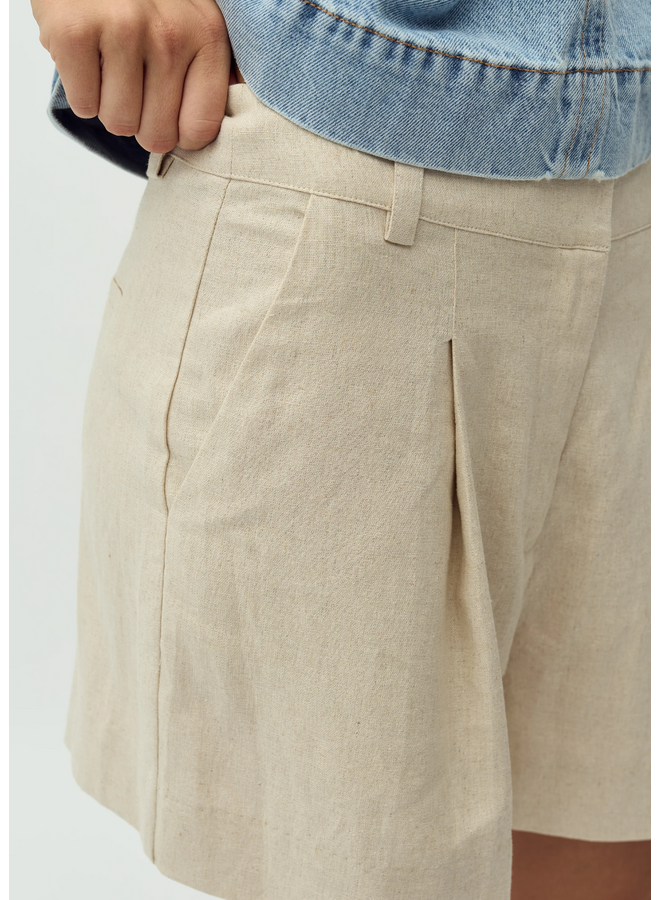 Short Cristiana-M Natural Linen