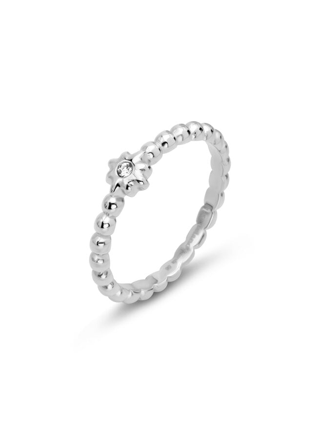 Melano Friends ring Selma Zilverkleurig