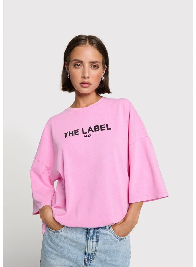 T-shirt The Label Soft Pink