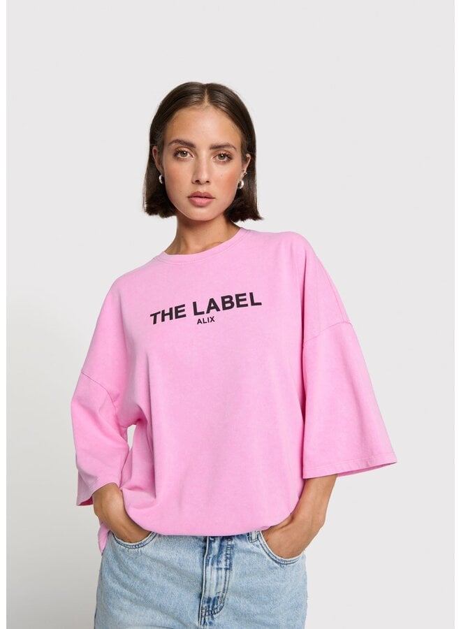 T-shirt The Label Soft Pink
