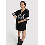 Jurk Baseball Shirt Black
