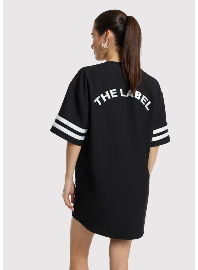 Jurk Baseball Shirt Black