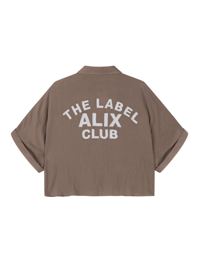 Blouse Crinkle Taupe