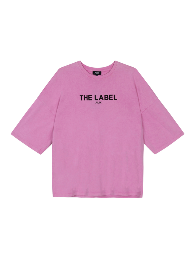 T-shirt The Label Soft Pink