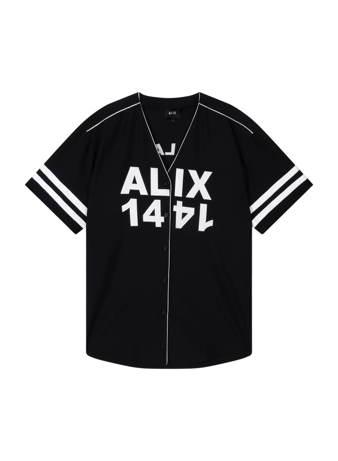 Jurk Baseball Shirt Black