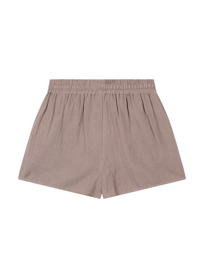 Short Crinkle Taupe