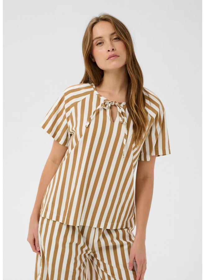 Top ZalindaSZ SS Tiger's Eye Ice Stripe