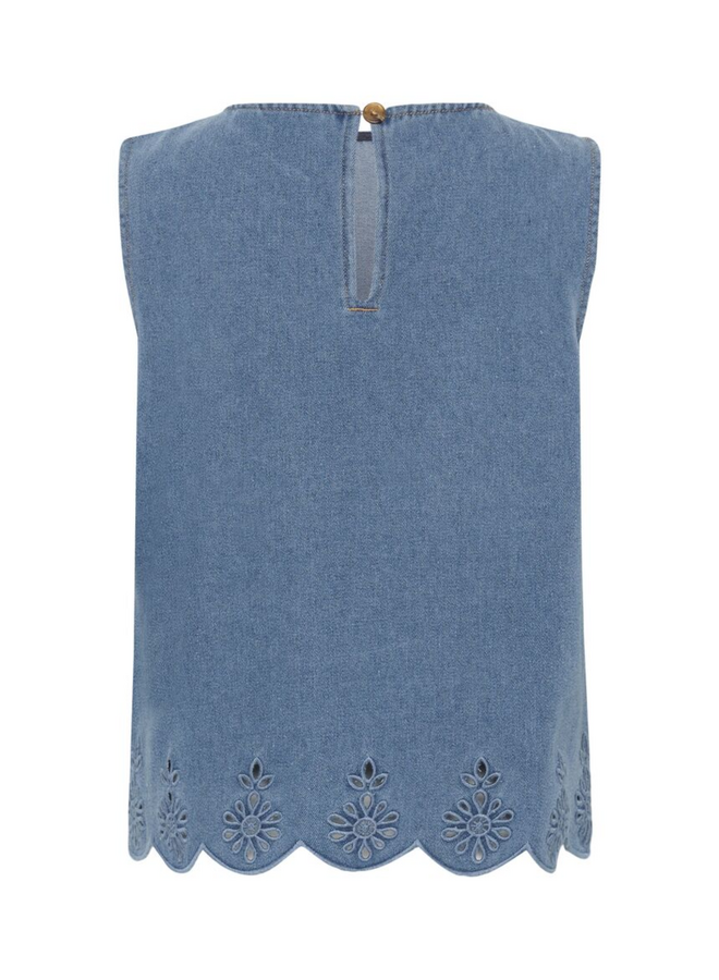 Top RozlynnSZ Medium Blue Denim