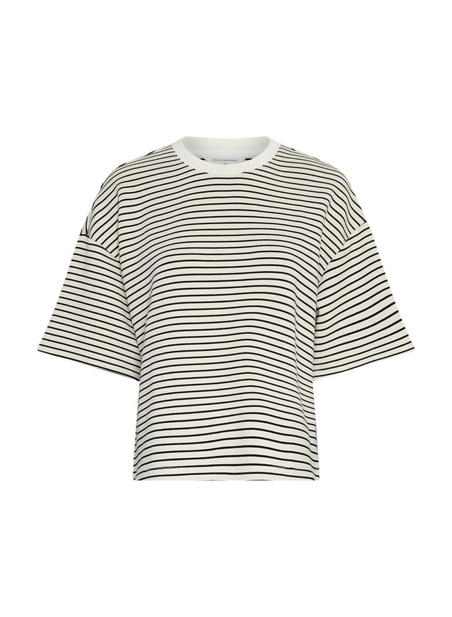 Top Nilda Ima Q Oatmeal/Black