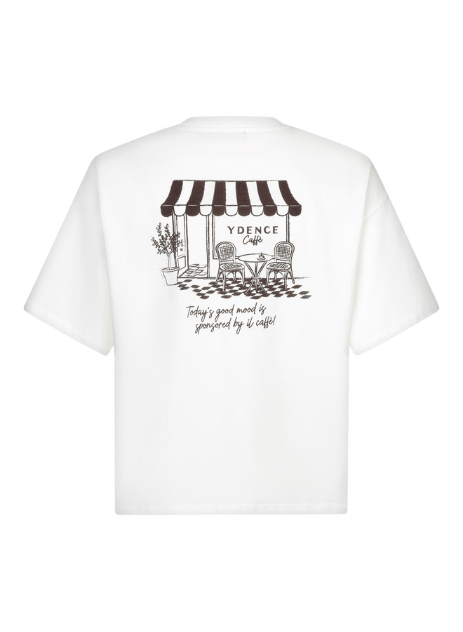 T-shirt Ydence Cafe Off White