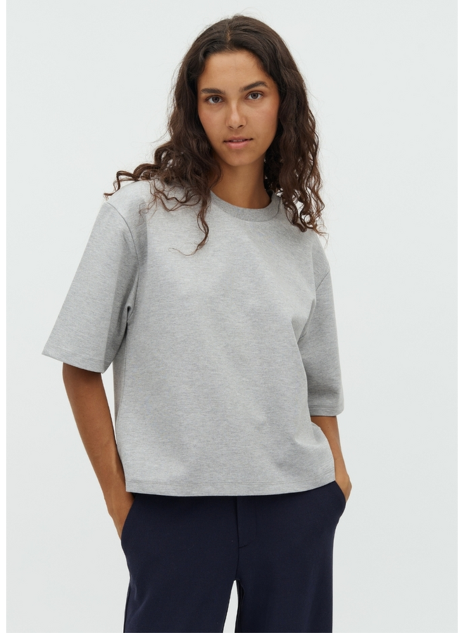 T-shirt Emrys-M Light Grey Melange