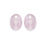 Sparkling Jewels oorbel Edelstenen Medium Oval Rose Quartz