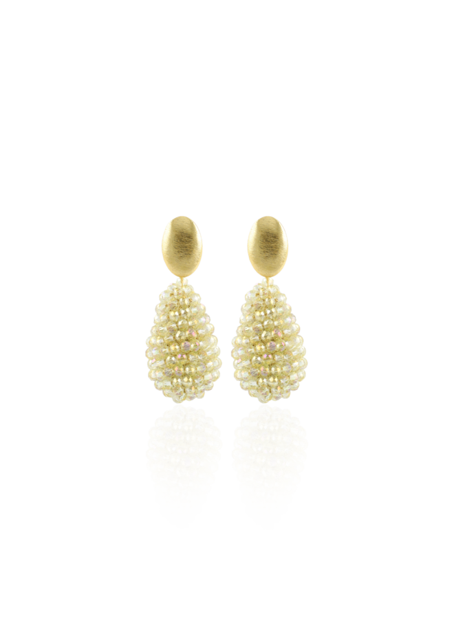LOTT. oorbellen Amy S Ice Gold/Goud Verguld