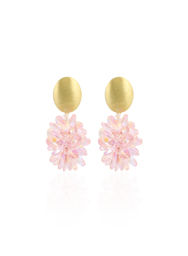 LOTT. oorbellen Sam Pink Holo/Goud Verguld