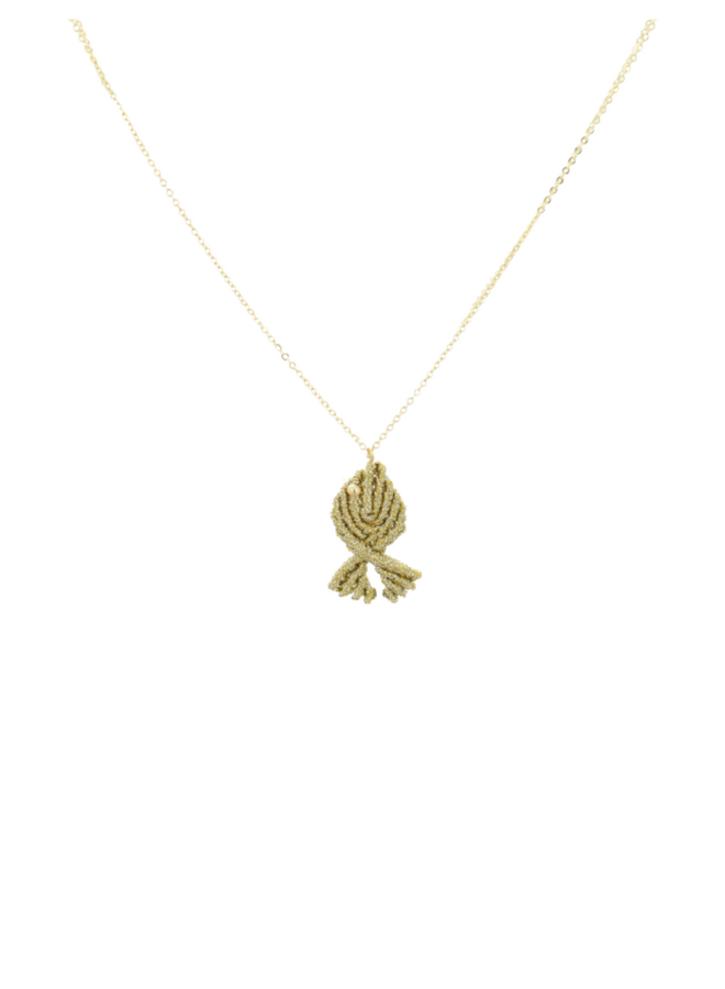 LOTT. ketting Vis Light Gold/Goud Verguld