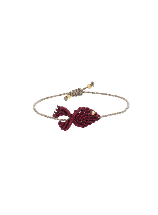 LOTT. armband Vis Deep Red