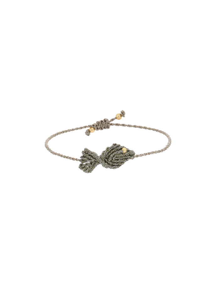 LOTT. armband Vis Mat Gold