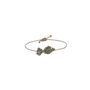 LOTT. armband Vis Mat Gold