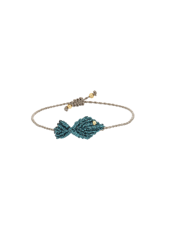 LOTT. armband Vis Sea Blue