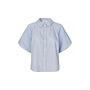 Blouse AugustaMD Blue Brown Stripe