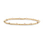 Sparkling Jewels armband Reverse Roundel Citrine Quartz Goudkleurig