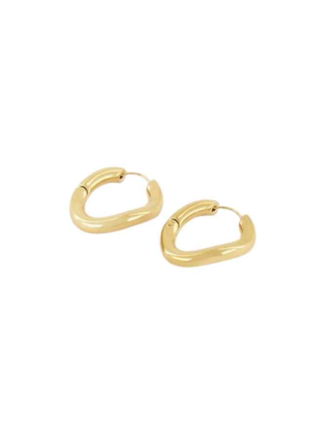 My Jewellery oorbellen Twist Goudkleurig