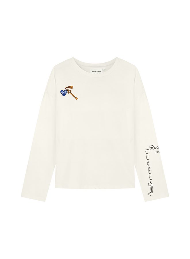 Top Phileine Cosy White
