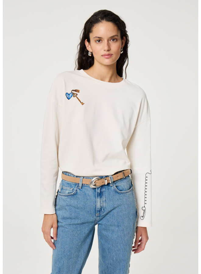 Top Phileine Cosy White