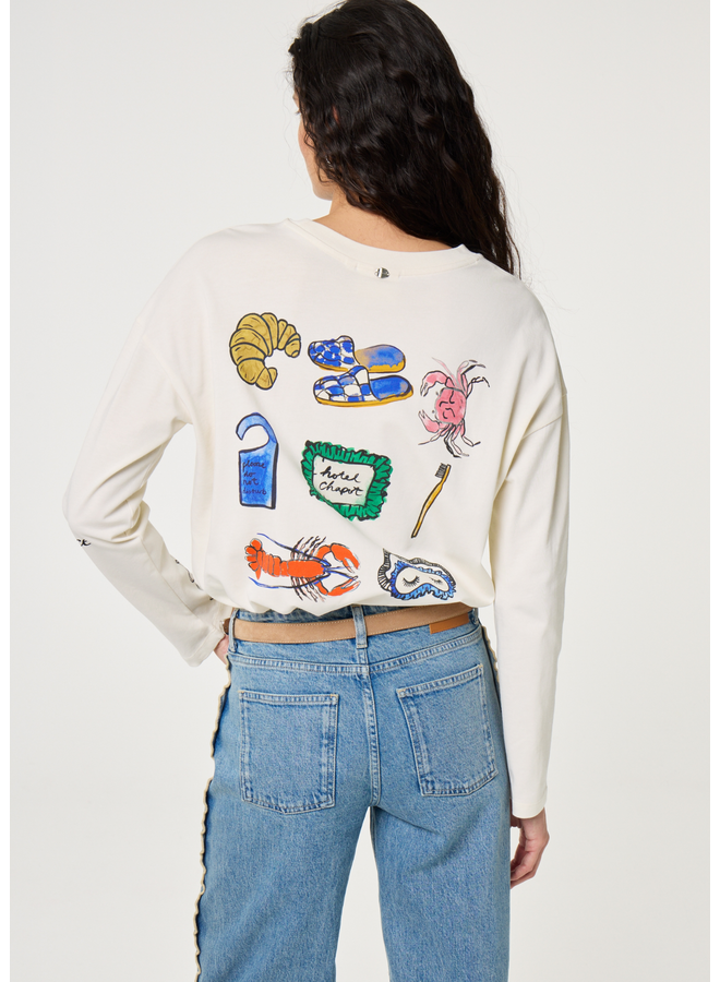 Top Phileine Cosy White