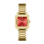 CLUSE horloge Gracieuse Petite Goudkleurig/Watermelon Red