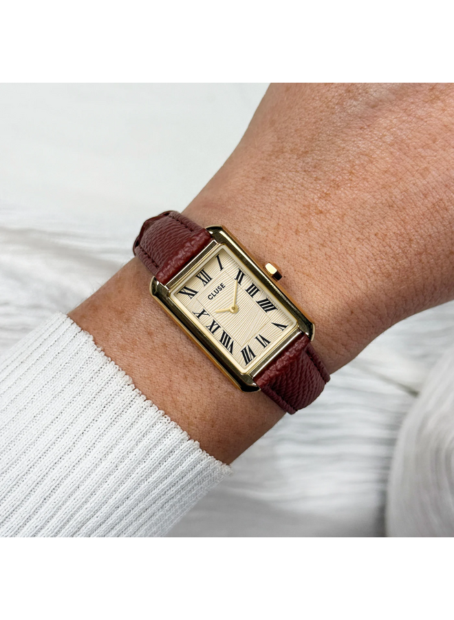 CLUSE horloge Belisenna Bruin/Goudkleurig