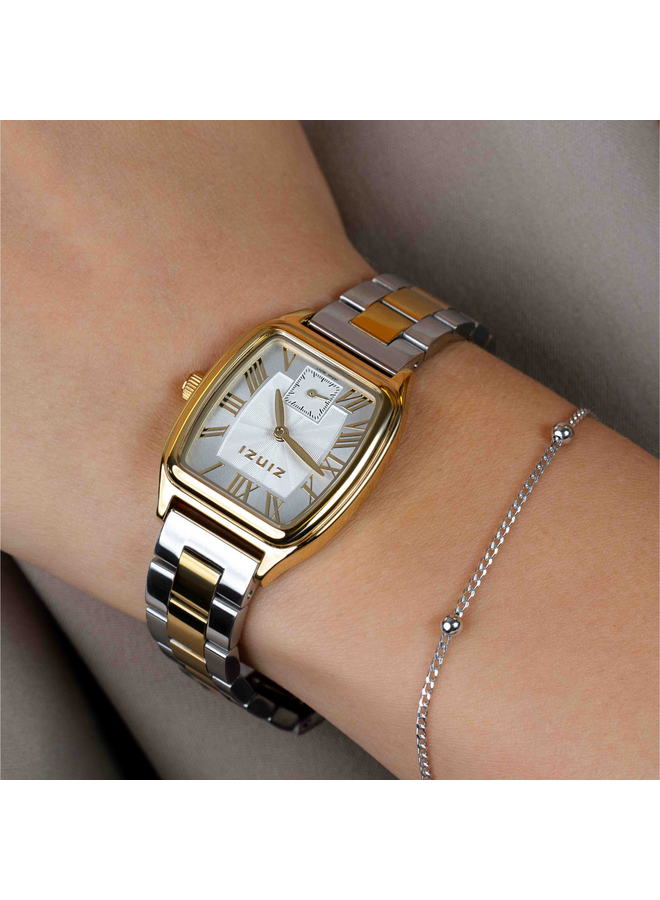 Zinzi horloge Contour ZIW3033 Goud-/Zilverkleurig