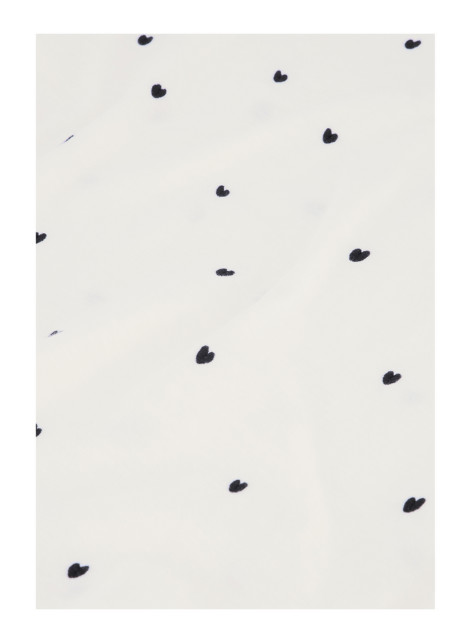 T-shirt Phil V-Neck Cosy White/Black